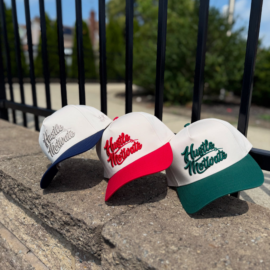 Hustle & Motivate Baseball Caps
